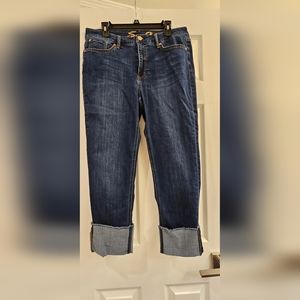 7seven High Rise Slim Straight Jeans Size 12